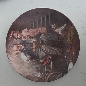 Norman Rockwell limited edition plate of "The Cobbler"